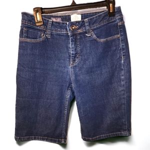 Denim Bermuda shorts